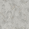 4105-86612 - Amesemi Grey Distressed Herringbone Wallpaper by A Street