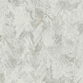 4105-86610 - Amesemi Light Grey Distressed Herringbone Wallpaper by A Street