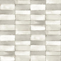 4074-26645 - Braden Silver Tile Wallpaper by A Street