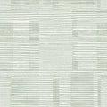 4074-26621 - Callaway Green Woven Stripes Wallpaper by A Street