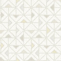 4074-26636 - Jekyl Beige Triangles Wallpaper by A Street