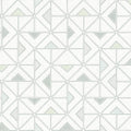 4074-26634 - Jekyl Green Triangles Wallpaper by A Street