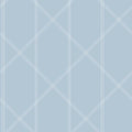 4074-26607 - Walcott Light Blue Stitched Trellis Wallpaper by A Street