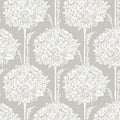 4074-26625 - Zaria Grey Topiary Wallpaper by A Street