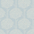 4074-26622 - Zaria Light Blue Topiary Wallpaper by A Street