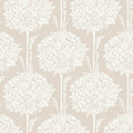 4074-26626 - Zaria Taupe Topiary Wallpaper by A Street