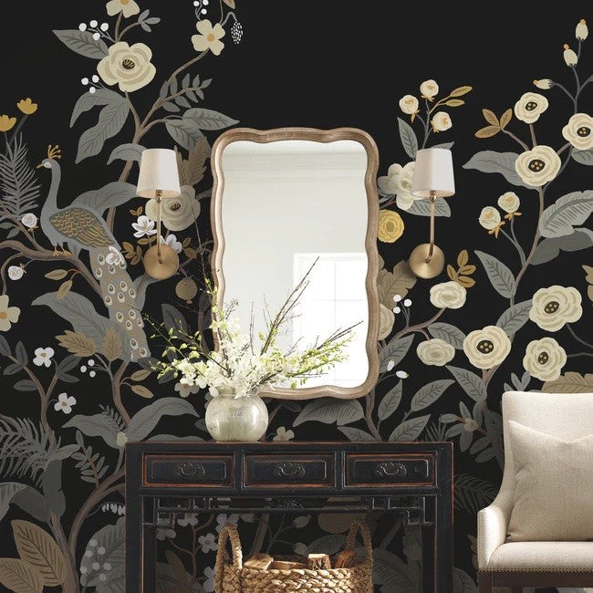 Rifle Paper Co. Peacock Wallpaper Mural - Thumbnail 3
