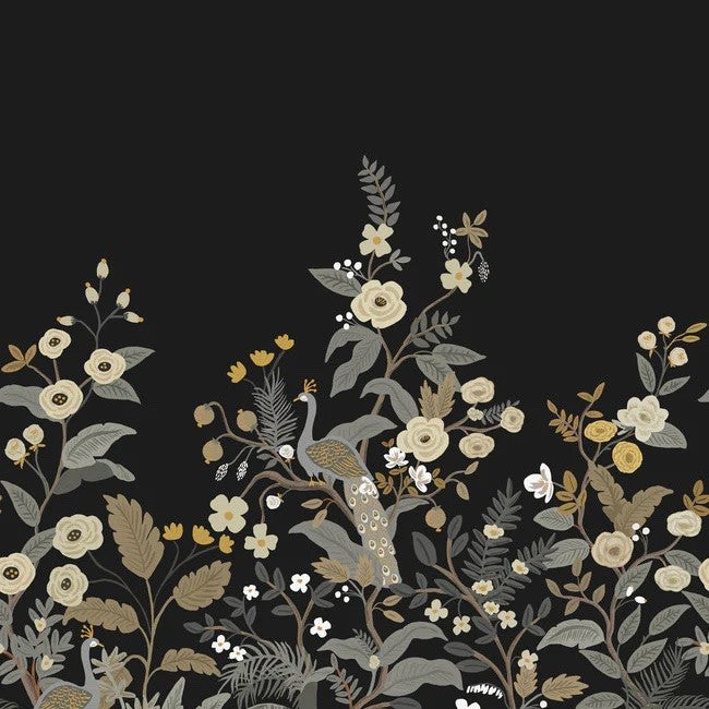 Rifle Paper Co. Peacock Wallpaper Mural