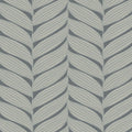 MD7163 - Charcoal & Silver Luminous Leaves Wallpaper- Modern Metals 2