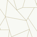 MD7182 - White & Gold Nazca Wallpaper - Modern Metals 2