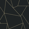 MD7181 - Black & Gold Nazca Wallpaper- Modern Metals 2