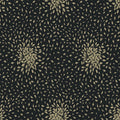 MD7102 - Black & Gold Petite Leaves Wallpaper- Modern Metals 2