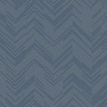 MD7224 - Blue and Silver Polished Chevron Wallpaper- Modern Metals 2