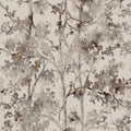 NW3584 - Khaki & Multi Shimmering Foliage Wallpaper-Modern Metals 2