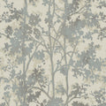 MD7141 - Cream & Silver Shimmering Foliage Wallpaper- Modern Metals 2