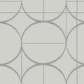 MD7205 - Fog and Silver Sun Circles Wallpaper- Modern Metals 2