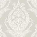 4120-26818 - Arlie Light Grey Botanical Damask Wallpaper-Middleton by A Street
