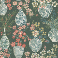 4120-72000 - Harper Green Floral Vase Wallpaper-Middleton by A Street