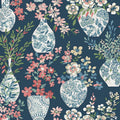 4120-72001 - Harper Teal Floral Vase Wallpaper-Middleton by A Street