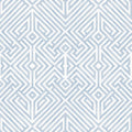 4120-26847 - Lyon Blue Geometric Key Wallpaper-Middleton by A Street