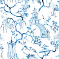 4120-26810 - Serena Blue Chinoiserie Wallpaper-Middleton by A Street