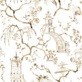 4120-26807 - Serena Coffee Chinoiserie Wallpaper-Middleton by A Street