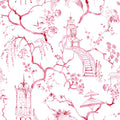 4120-26808 - Serena Rasberry Chinoiserie Wallpaper-Middleton by A Street
