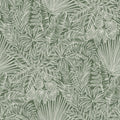 4120-26804 - Vita Green Botanical Wallpaper-Middleton by A Street