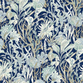 4071-71001 - Kelp Garden Navy Tropical Reef Wallpaper-Blue Heron