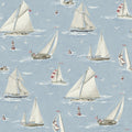 4071-71034 - Leeward Blue Sailboat Wallpaper-Blue Heron