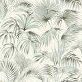 4071-71015 - Manaus Aqua Palm Frond Wallpaper-Blue Heron