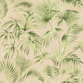 4071-71017 - Manaus Peach Palm Frond Wallpaper-Blue Heron
