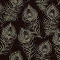EV3942 - Regal Peacock Wallpaper-Candice Olson