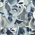 AG2015 - Fauvist Flock Wallpaper-Artistic Abstracts by York