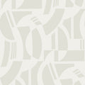 4034-87384 - Carter Cream Geometric Flock Wallpaper by Scott Living
