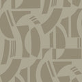 4034-87383 - Carter Light Brown Geometric Flock Wallpaper by Scott Living