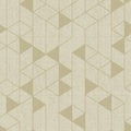 4034-26772 - Fairbank Gold Linen Geometric Wallpaper by Scott Living