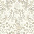 4034-72132 - Getty Cream Jungle Damask Wallpaper by Scott Living