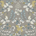 4034-72134 - Getty Grey Jungle Damask Wallpaper by Scott Living