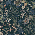 4034-72137 - Marilyn Sea Green Floral Trail Wallpaper by Scott Living