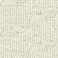 4034-26786 - Trippet Light Brown Zen Waves Wallpaper by Scott Living