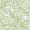 SC20204 - Tarra Monstera Leaf Wallpaper-Seabrook Summer House