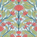 SC20604 - Carmela Folk Floral Wallpaper-Seabrook Summer House
