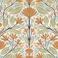 SC20606 - Carmela Folk Floral Wallpaper-Seabrook Summer House