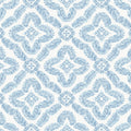 SC21302 - Talia Botanical Medallion Wallpaper-Seabrook Summer House