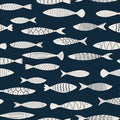 SC21512 - Bay Fish Wallpaper-Seabrook Summer House