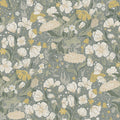 4143-22014 - Hava Moss Meadow Flowers Wallpaper-Botanica