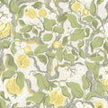 4143-22027 - Kort Yellow Fruit and Floral Wallpaper-Botanica