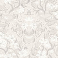 4143-22019 - Lisa Grey Floral Damask Wallpaper-Botanica