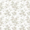 RT7872- Anemone Toile Wallpaper-Toiles by York
